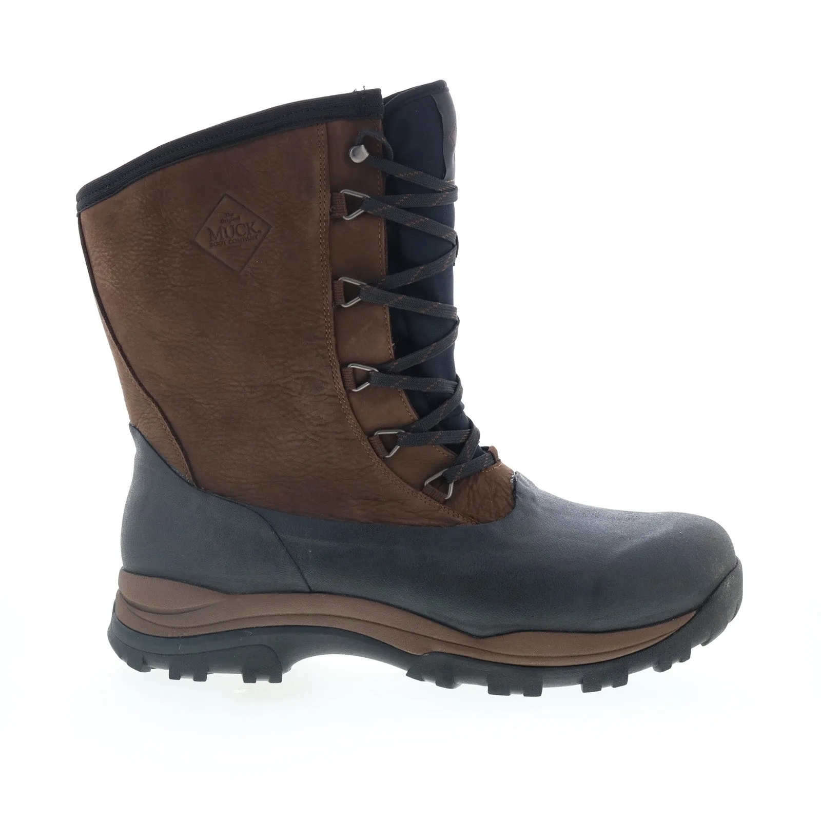 Soft Footbed Original Muck Arctic Outpost Lace Mid AOL900 Mens Brown Suede Winter Boots