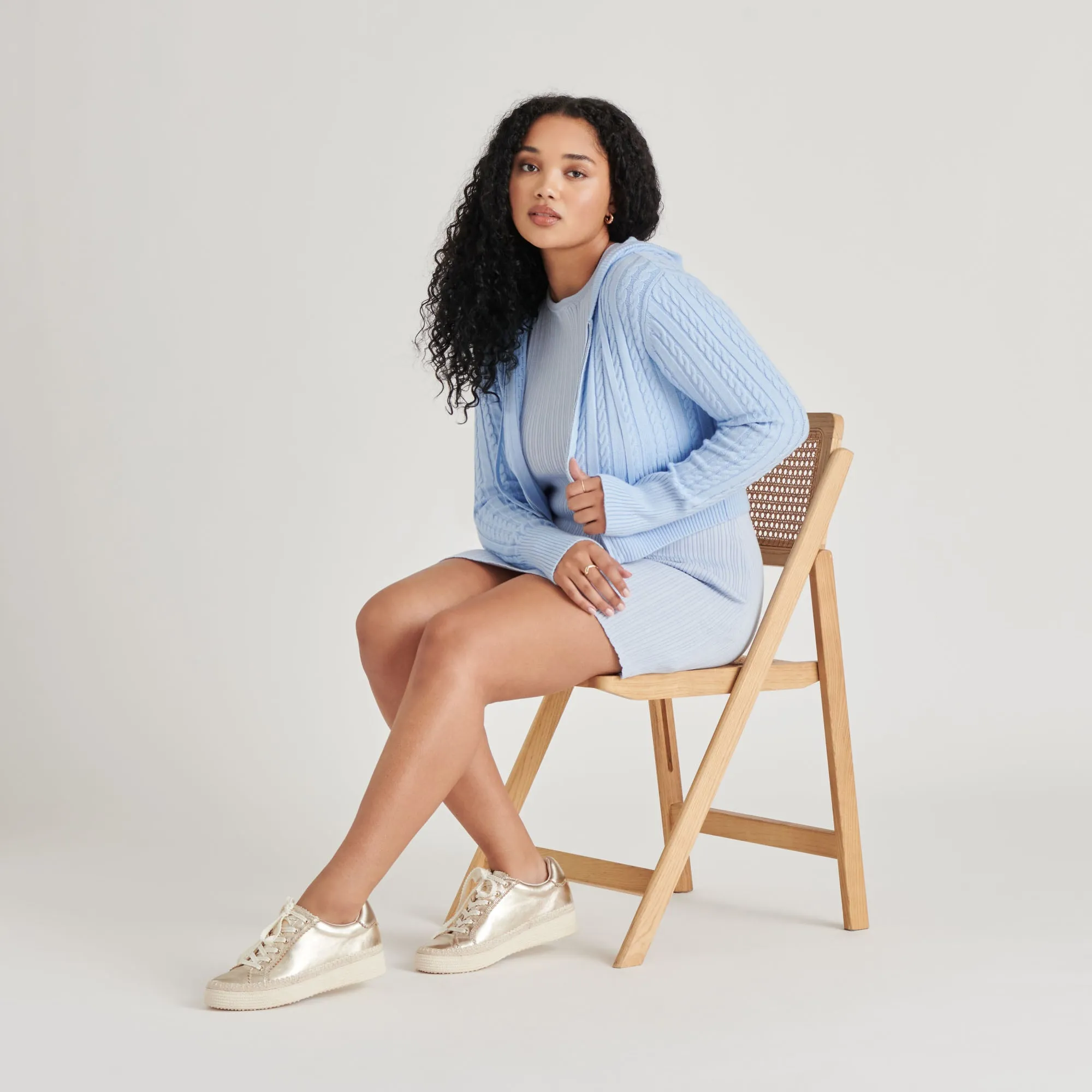 LENNIX SNEAKERS LIGHT GOLD METALLIC LEATHER Cloud Soft Lifestyle Choice