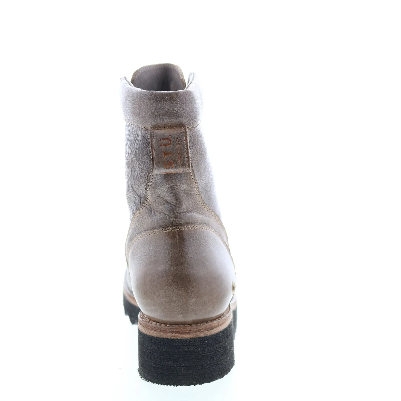 Bed Stu Elisha II F321018 Womens Brown Leather Lace Up Casual Dress Boots Padded Tongue