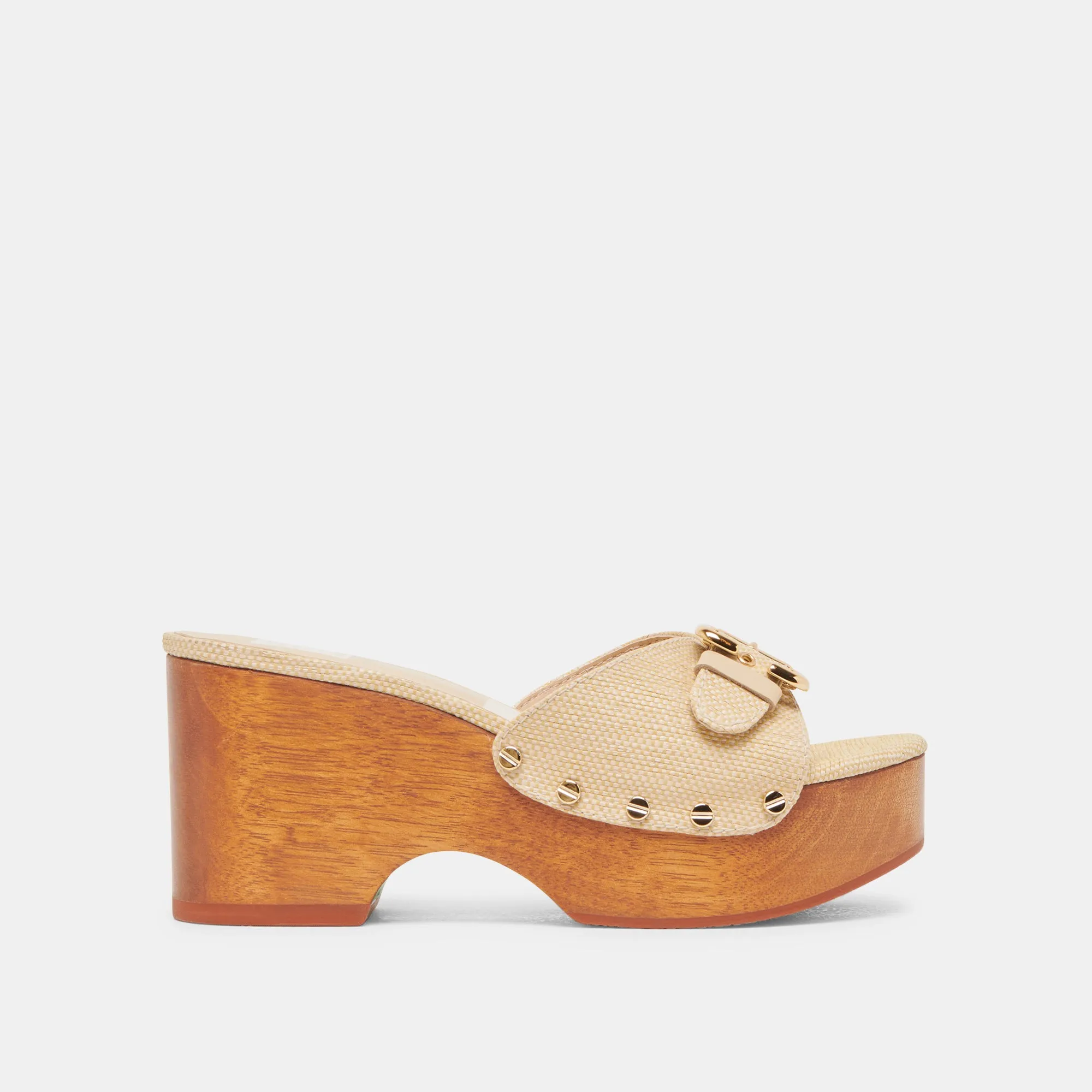 On Trend Dock Easy YALAH HEELS LT NATURAL RAFFIA