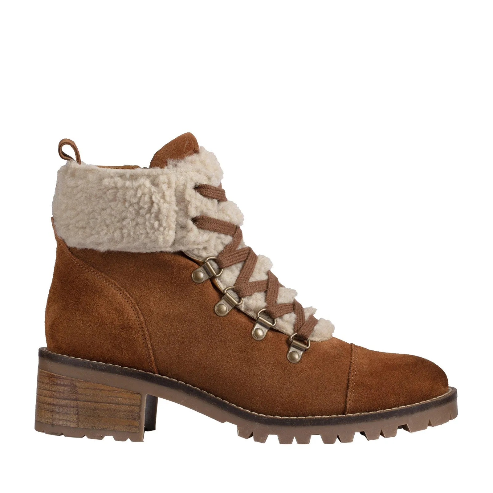 Clarks Roseleigh Sky 26155699 Womens Brown Suede Casual Dress Boots Stable Structure Easy To Clean