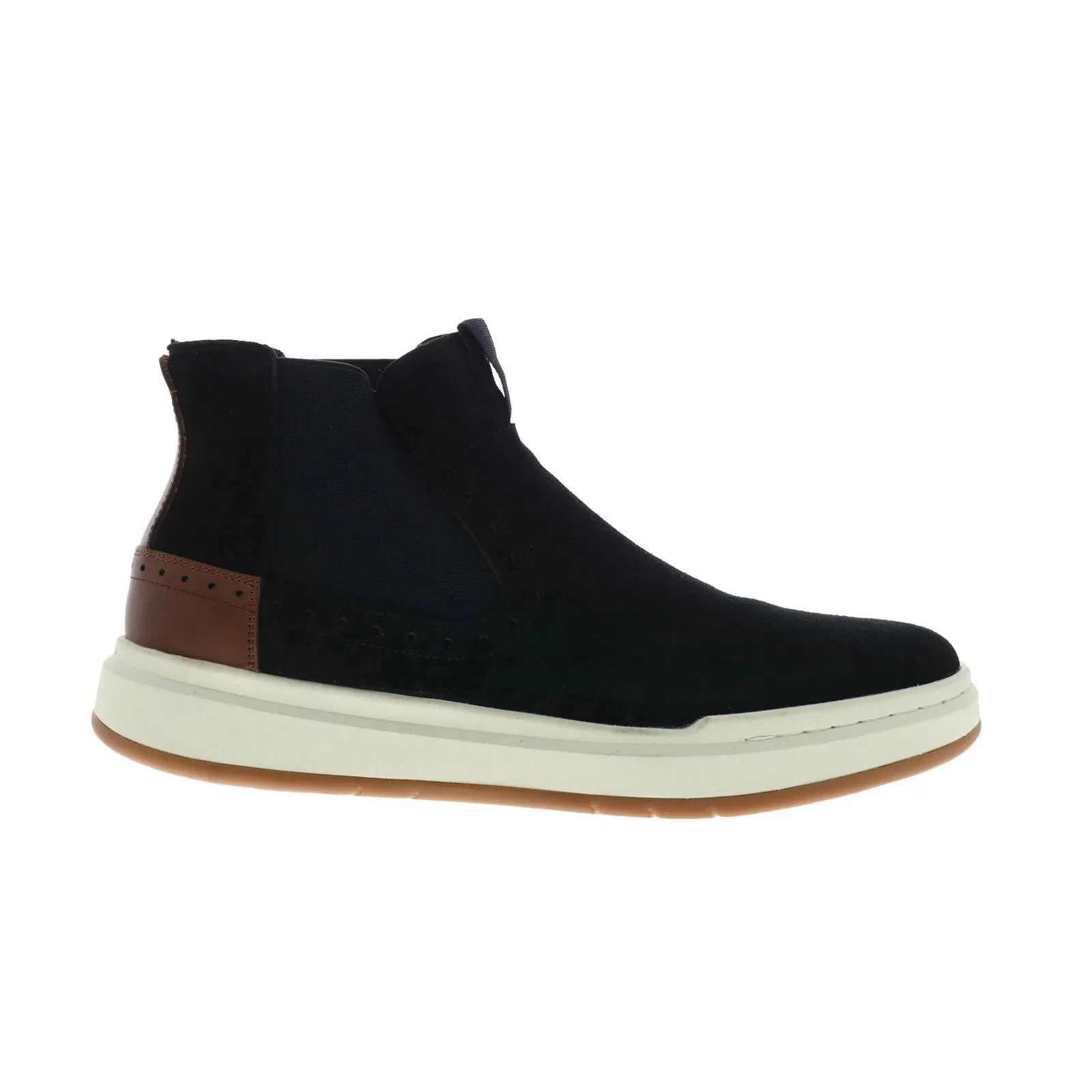 Rugged Protection Stacy Adams Cooper 25483-008 Mens Black Suede Slip On Chelsea Boots