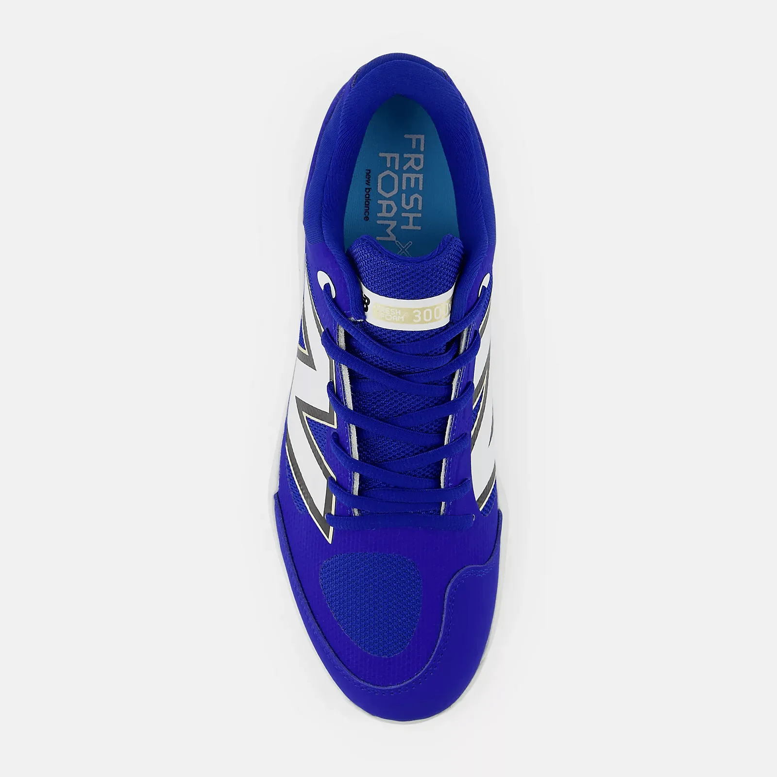 Modern Walk Upgraded flexibility New Balance Men's Fresh Foam X 3000 v7 Metal Baseball Cleats - Royal - L3000TB7