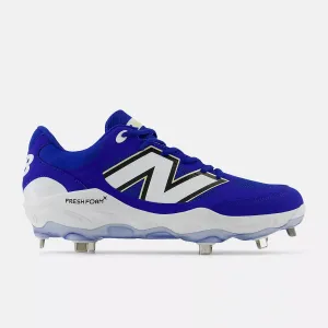 New Balance Men's Fresh Foam X 3000 v7 Metal Baseball Cleats - Royal - L3000TB7 Unisex Fit