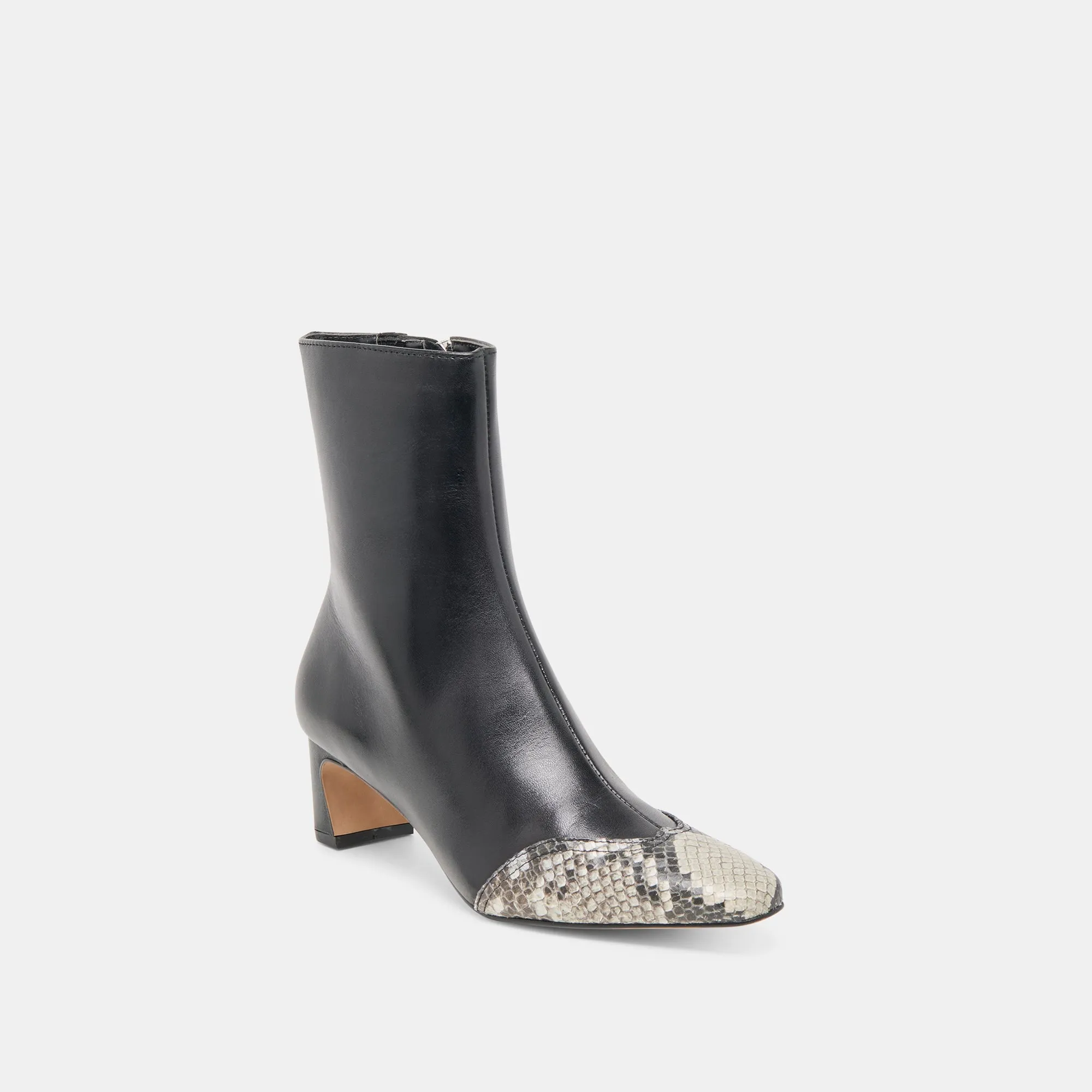 Crisp Lines Washable ANIKA BOOTS BLACK MULTI LEATHER