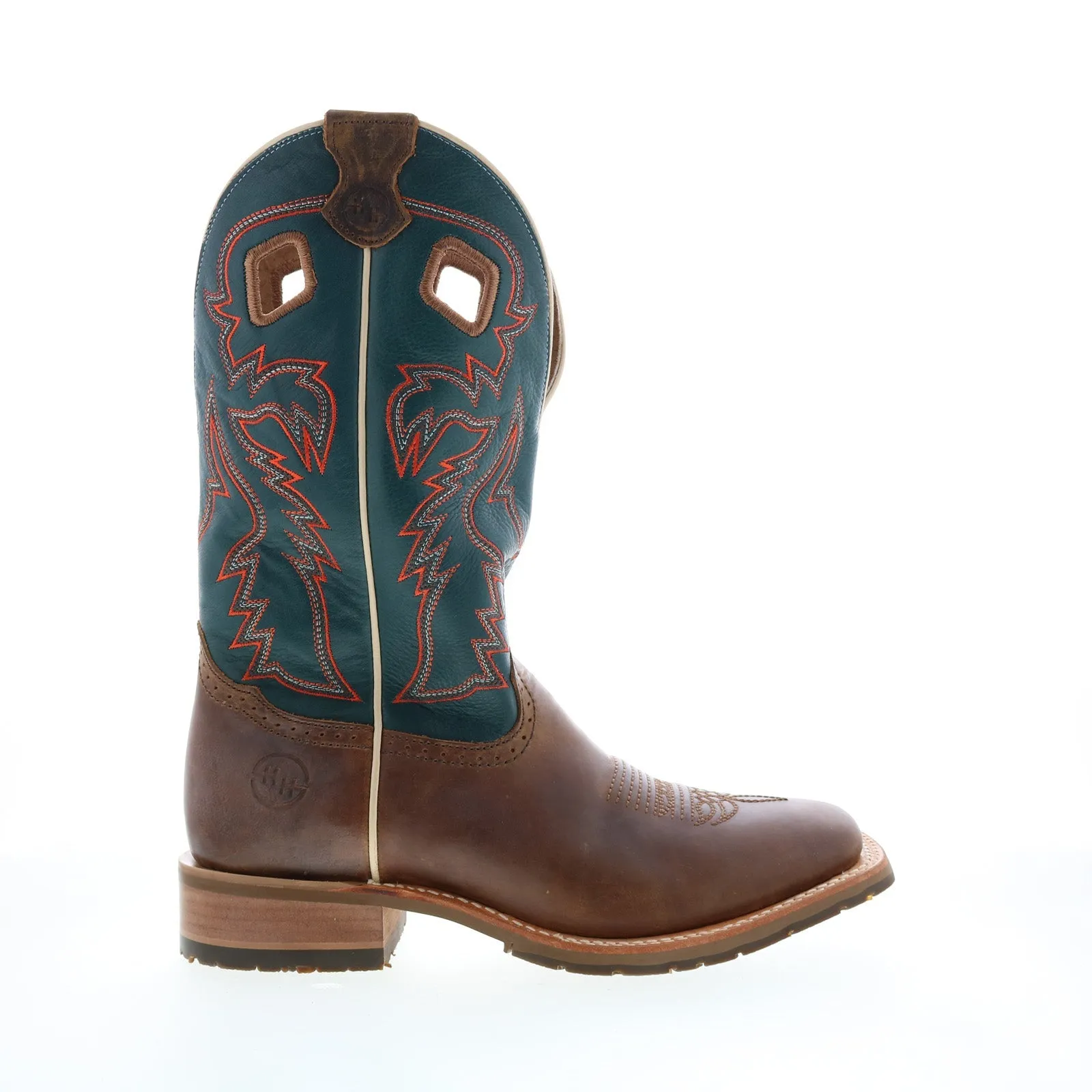 Double H Elliot Square Toe Roper 12" Mens Brown Wide Cowboy Western Boots Insulated Fit Steel Toe