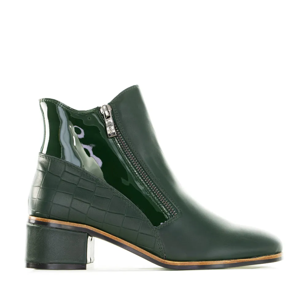 LE SANSA REFINE BOTTLE GREEN Comfortable ankle support Relaxed Vibe