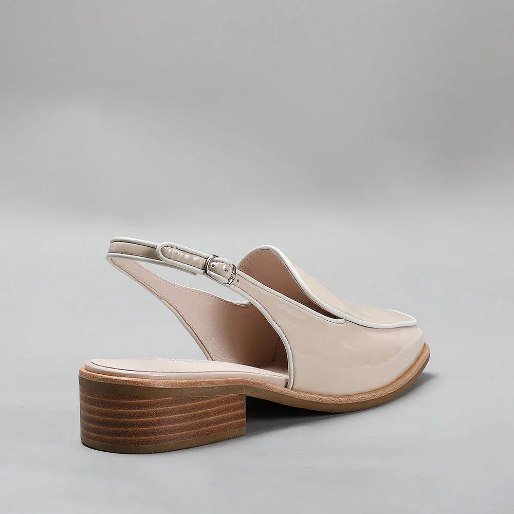 Travel Shoes Comfort LE SANSA DANTER NUDE PATENT