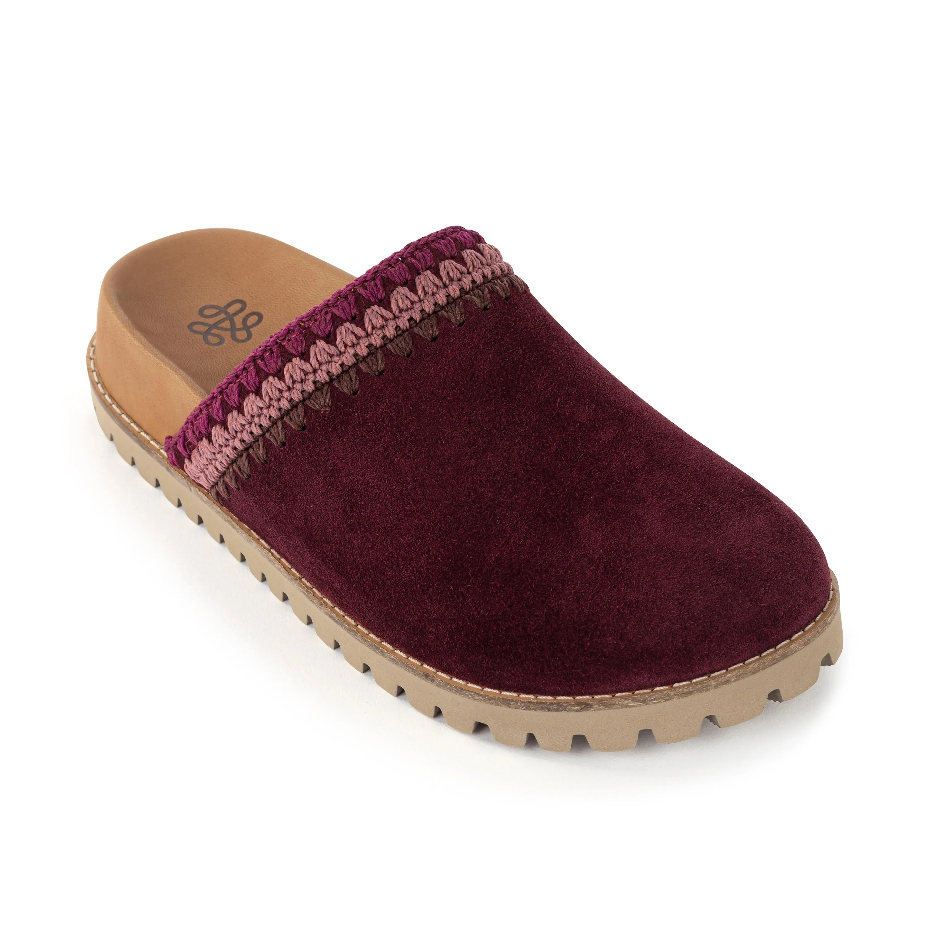 Bolinas Lug Sole Clog - Leather - Black Cherry Seminyak AI Path