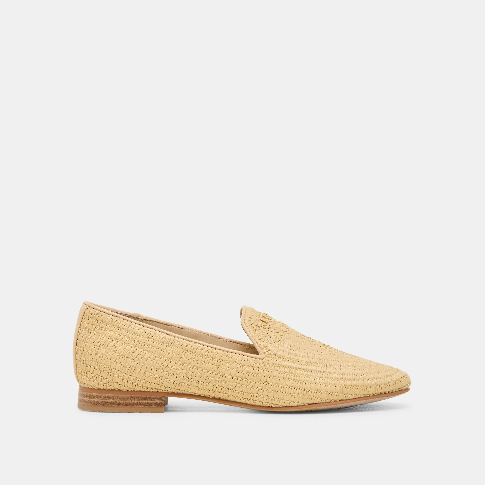 Friend Time padded insole BAYLEN FLATS NATURAL WOVEN RAFFIA