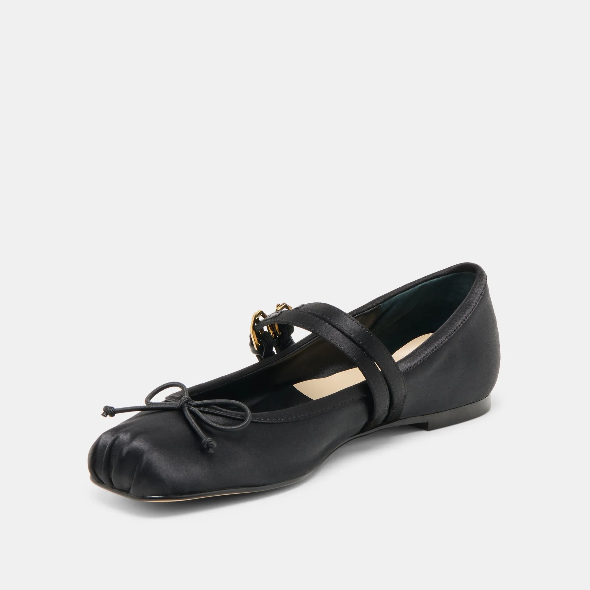 Look Style GIBSEN BALLET FLATS ONYX SATIN