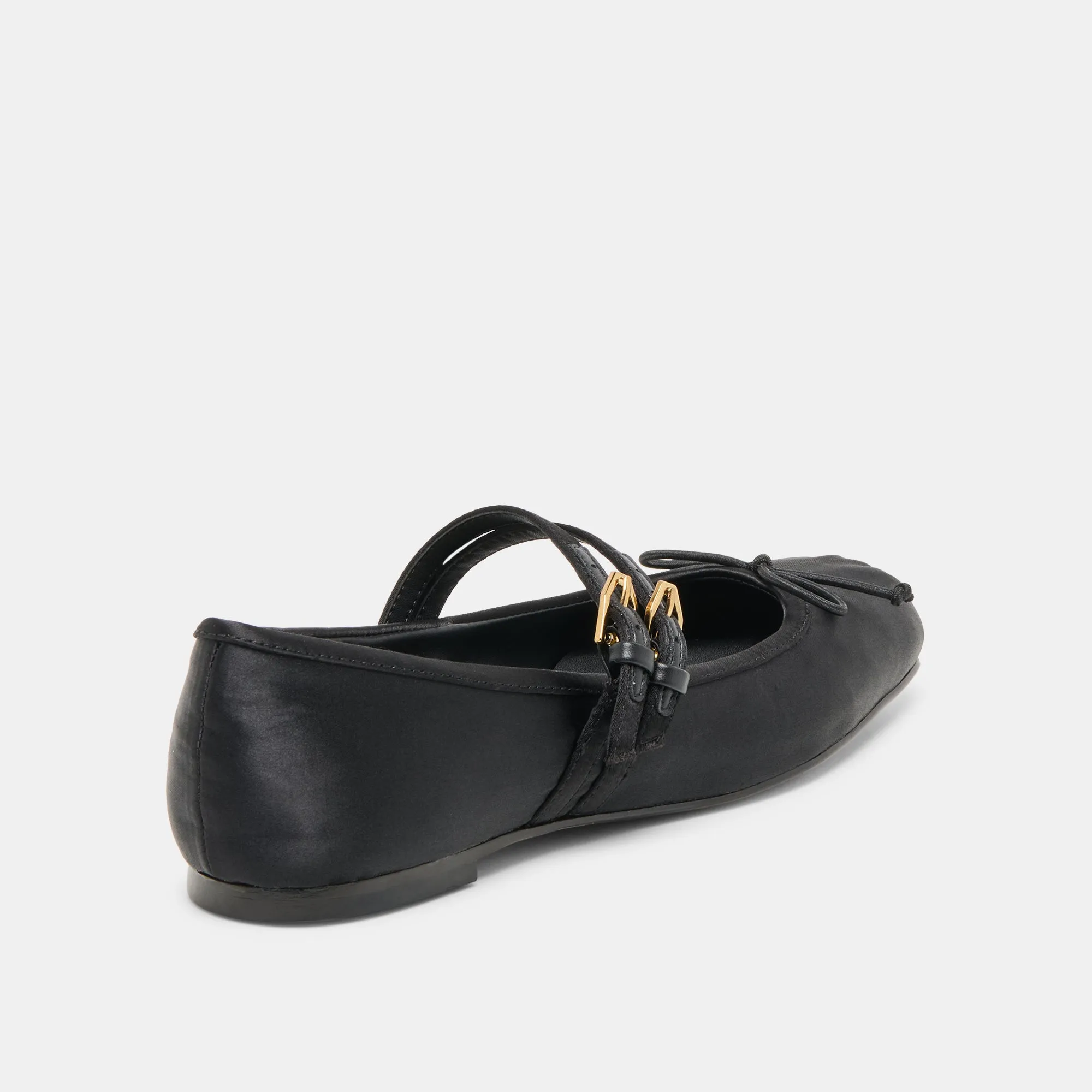 Charity Step Practical GIBSEN BALLET FLATS ONYX SATIN