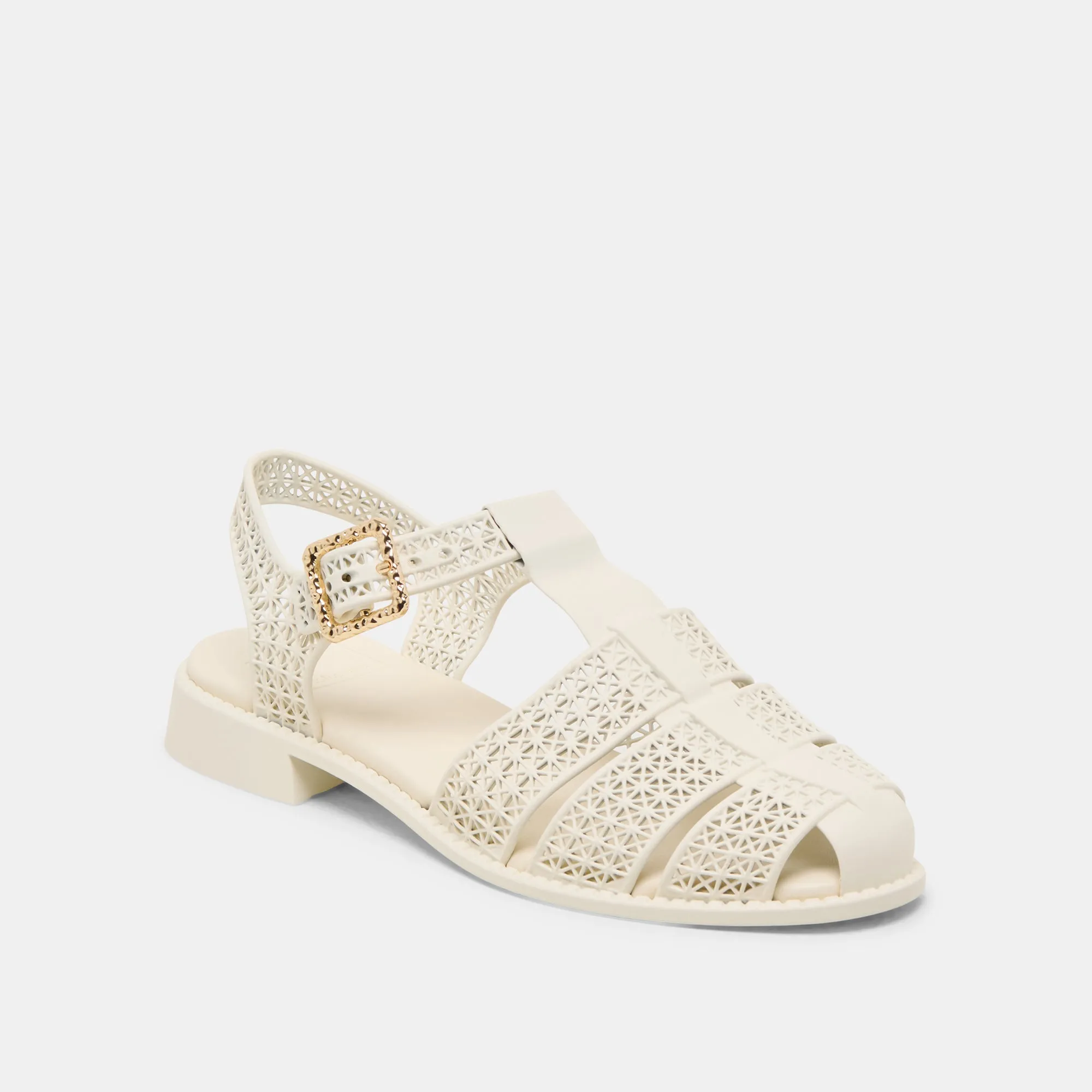 HOLIS 3D SANDALS IVORY Tropical Leaf Outfit Friendly