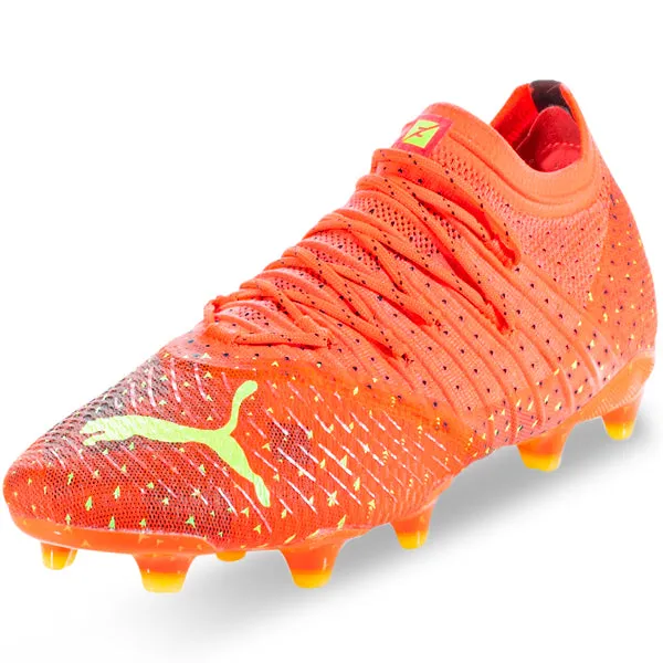 Rapid Control Speed Training Puma Future Z 1.4 FG/AG Soccer Cleats (Fiery Coral/Fizzy Light)