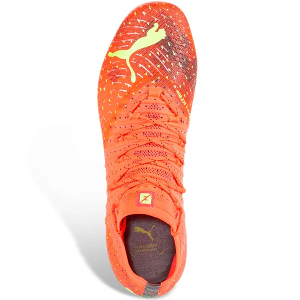 Anti-Slip Grip Puma Future Z 1.4 FG/AG Soccer Cleats (Fiery Coral/Fizzy Light)