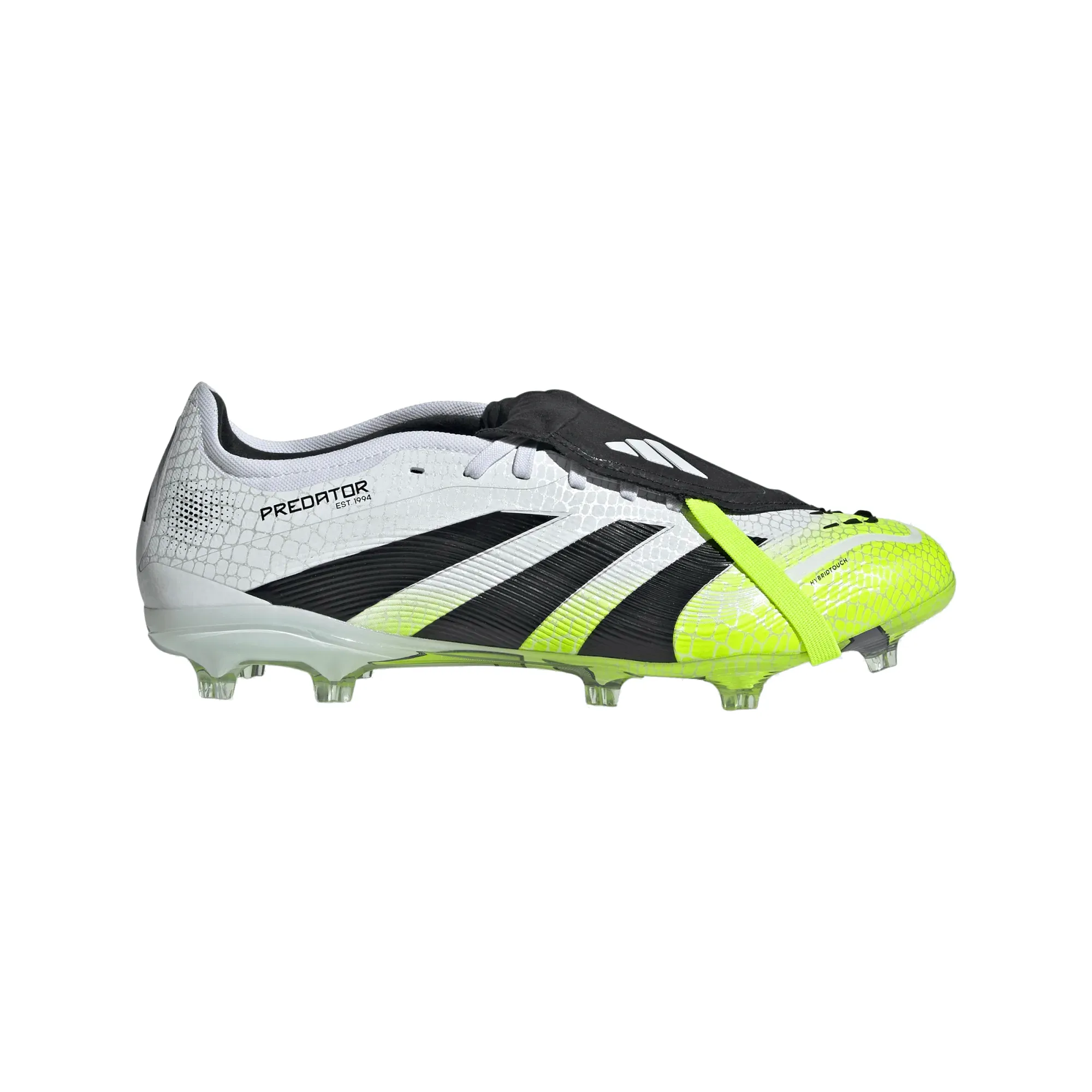 Competitive Play adidas Predator Pro FT FG Soccer Cleats (White/Lucid Lemon)