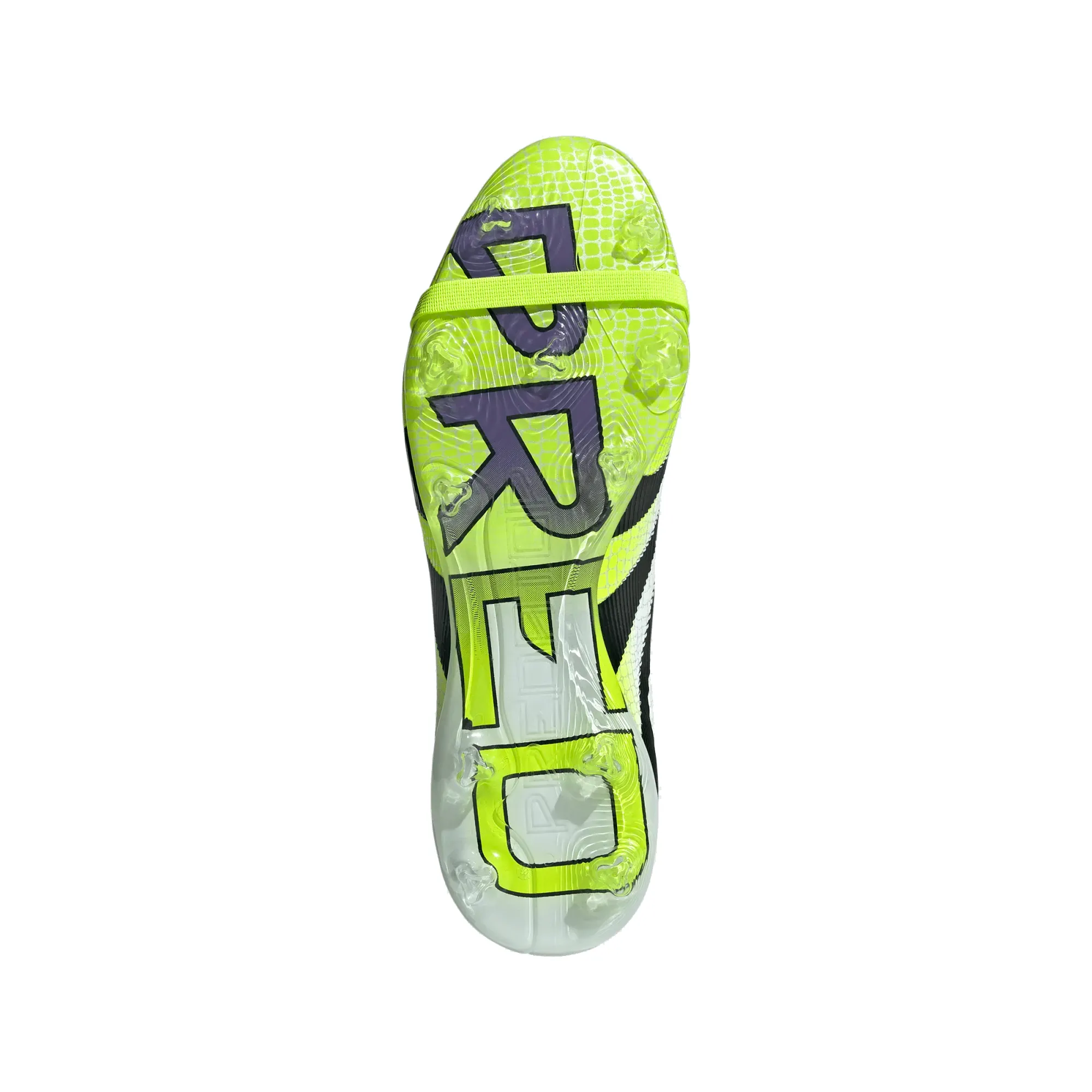 Energy Gear adidas Predator Pro FT FG Soccer Cleats (White/Lucid Lemon)