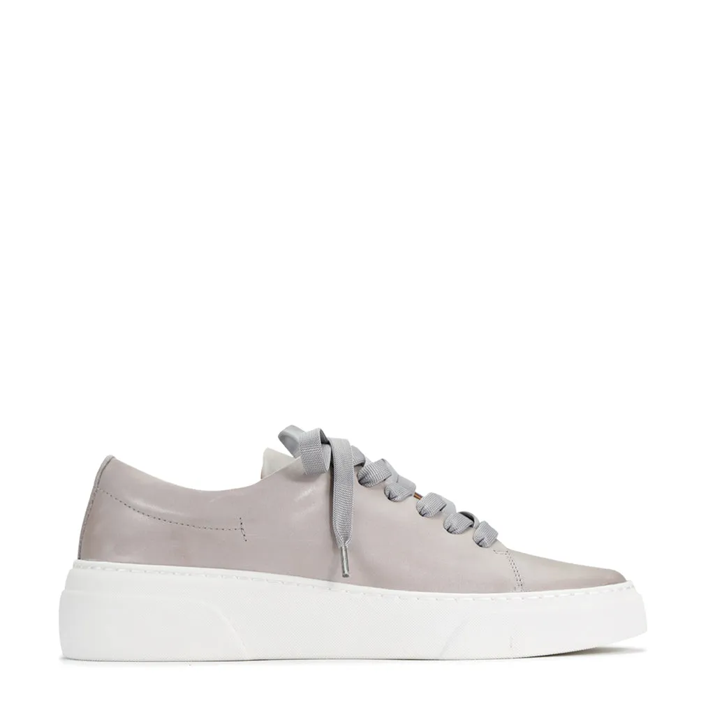MINIMAL LEATHER ZIPPER SNEAKER basketball - style