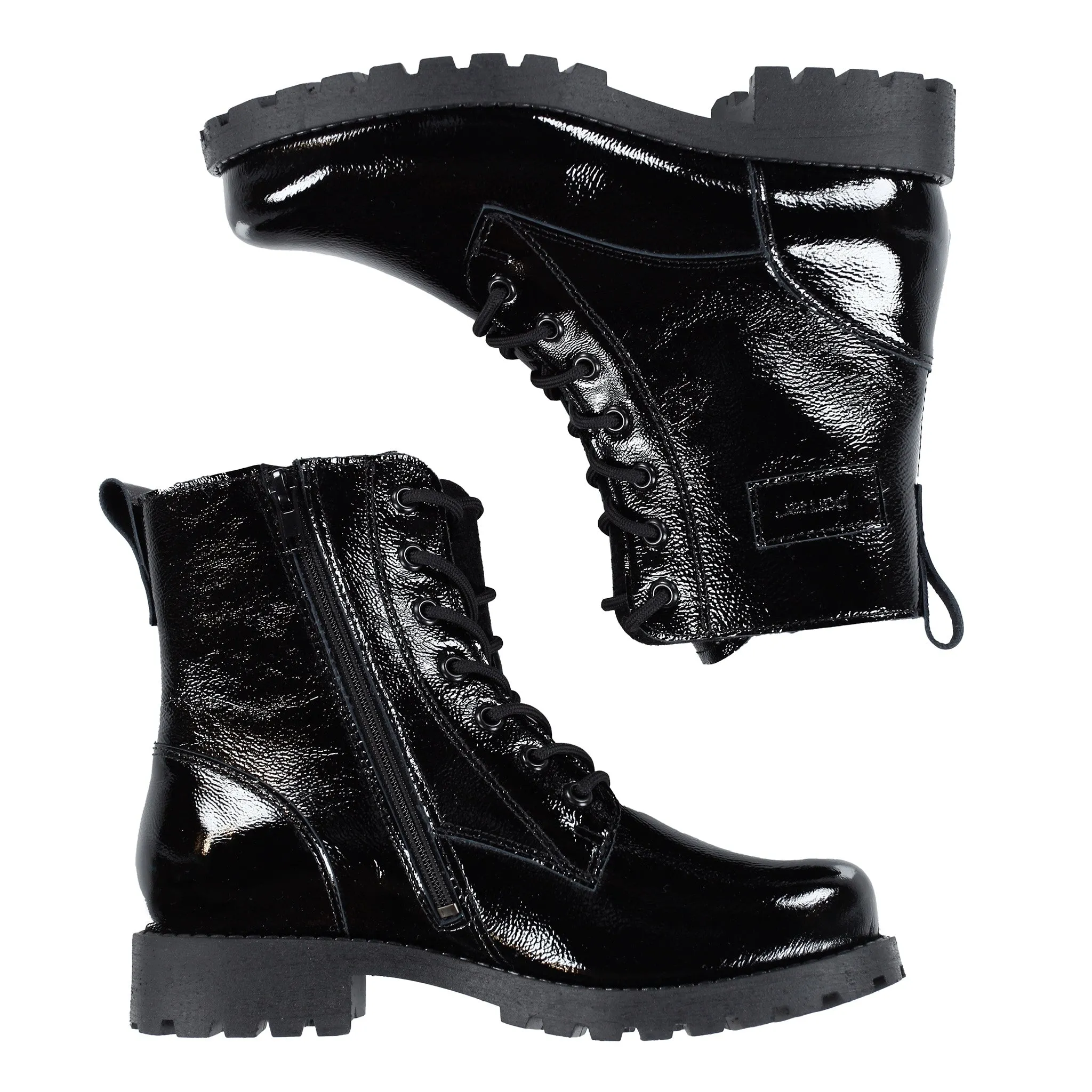 Comfort Edge KARA Women??s patent ankle boots