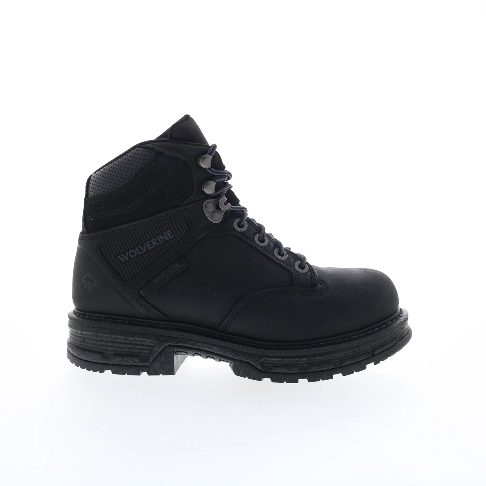 Warm And Comfortable Rain Shield Wolverine Hellcat 6" Soft Toe W210106 Womens Black Leather Work Boots