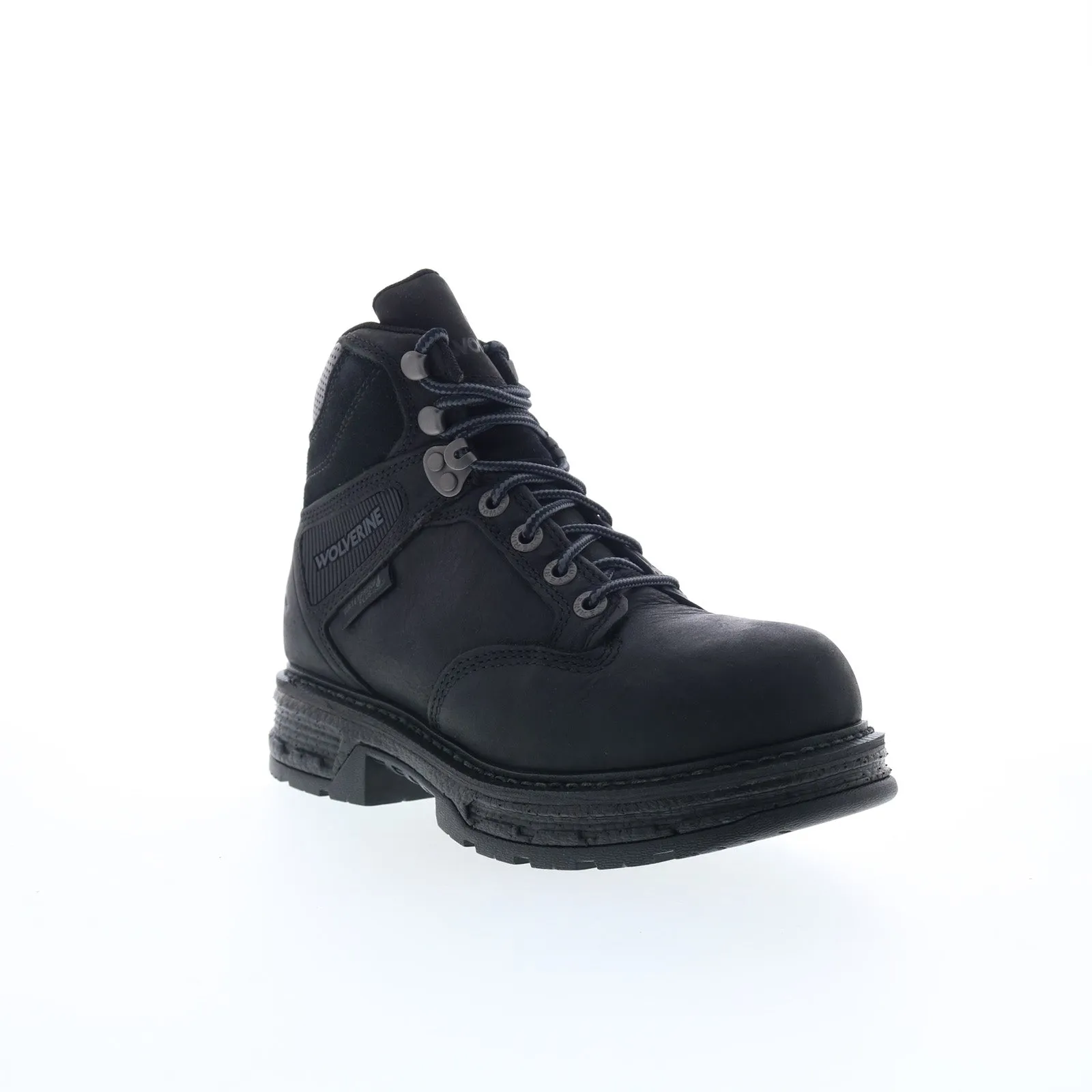 Wolverine Hellcat 6" Soft Toe W210106 Womens Black Leather Work Boots Soft Support