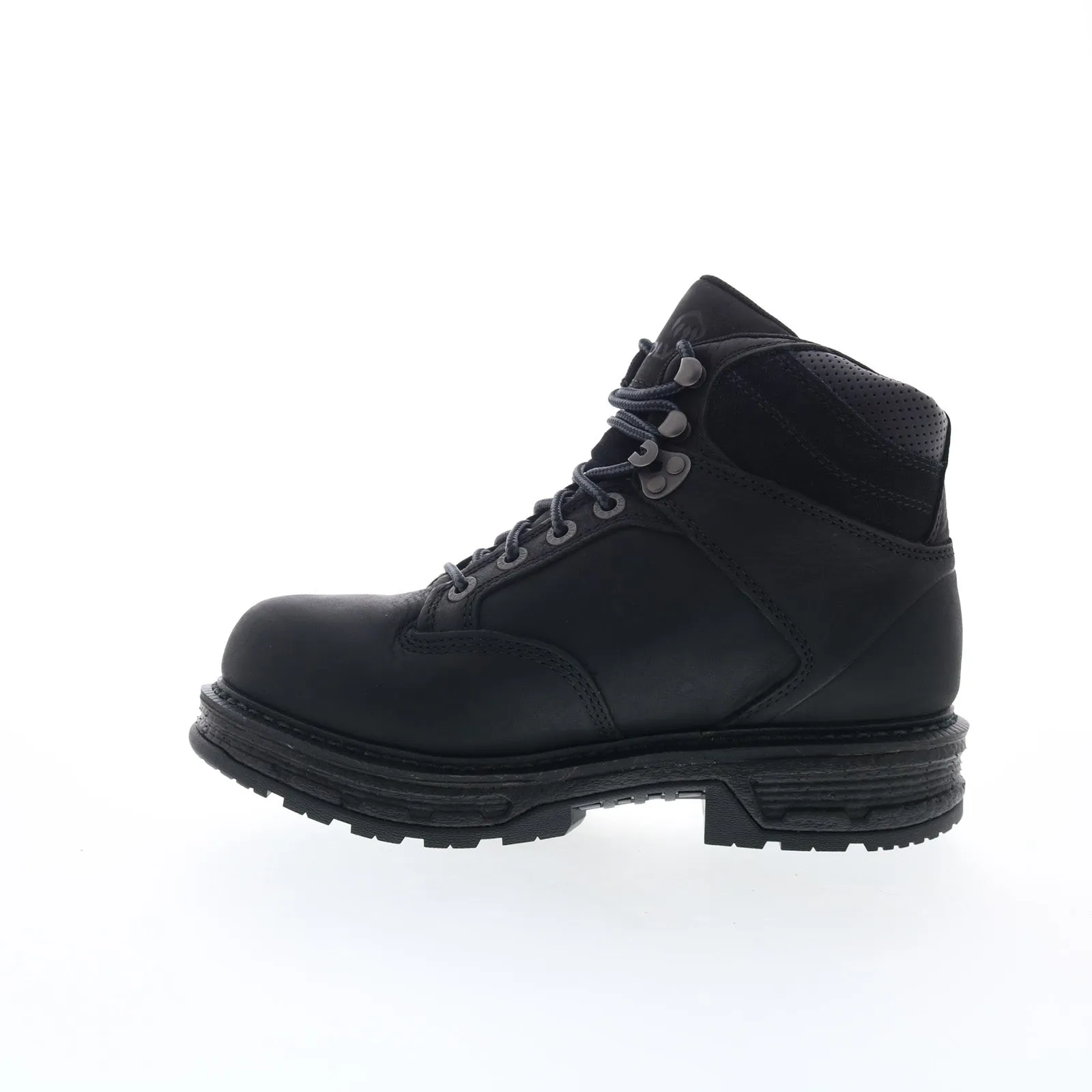 Wolverine Hellcat 6" Soft Toe W210106 Womens Black Leather Work Boots Tough Weather