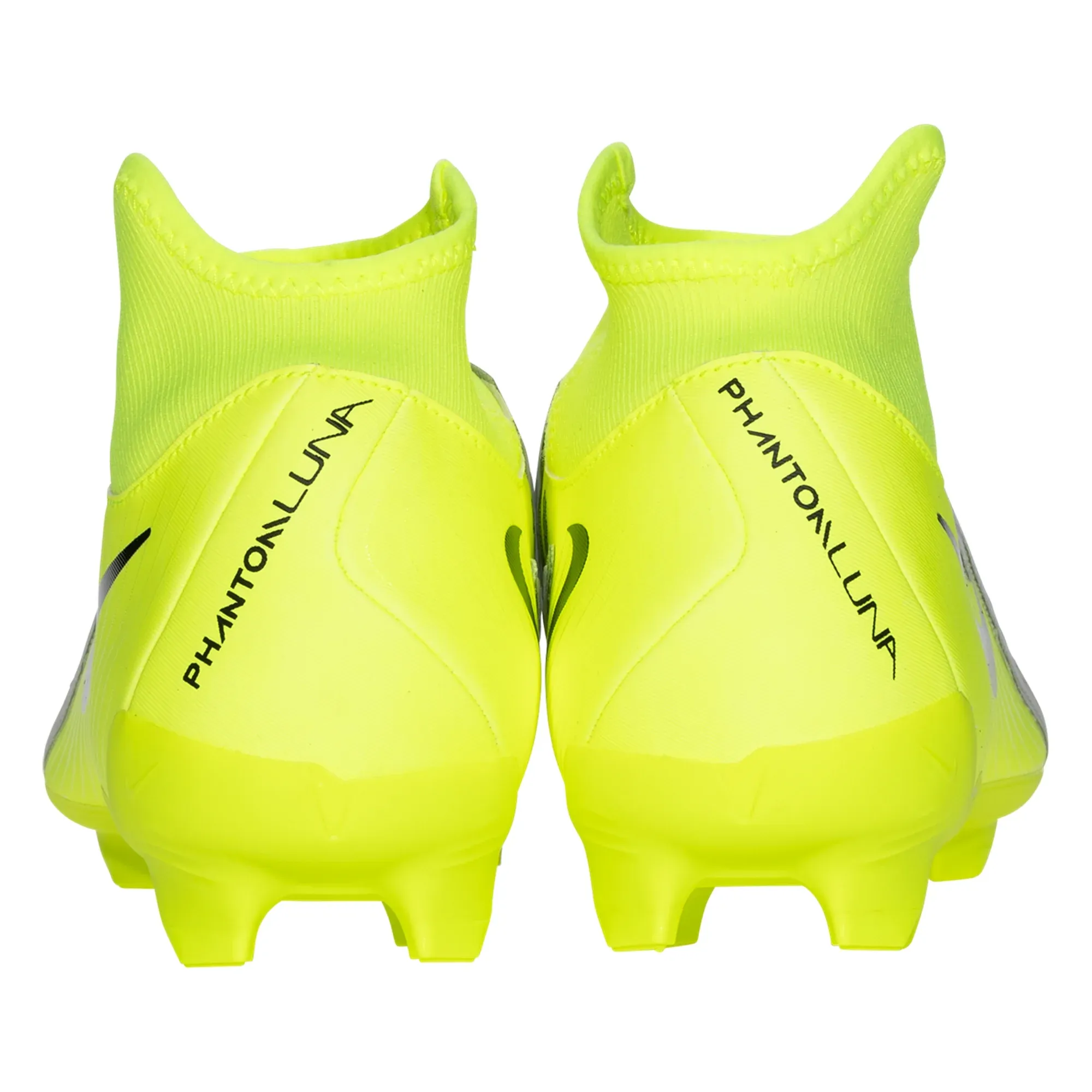 Nike Phantom Luna II Academy FG/MG Soccer Cleats (Metallic Silver/Black-Volt) Contact Fit Wide Motion
