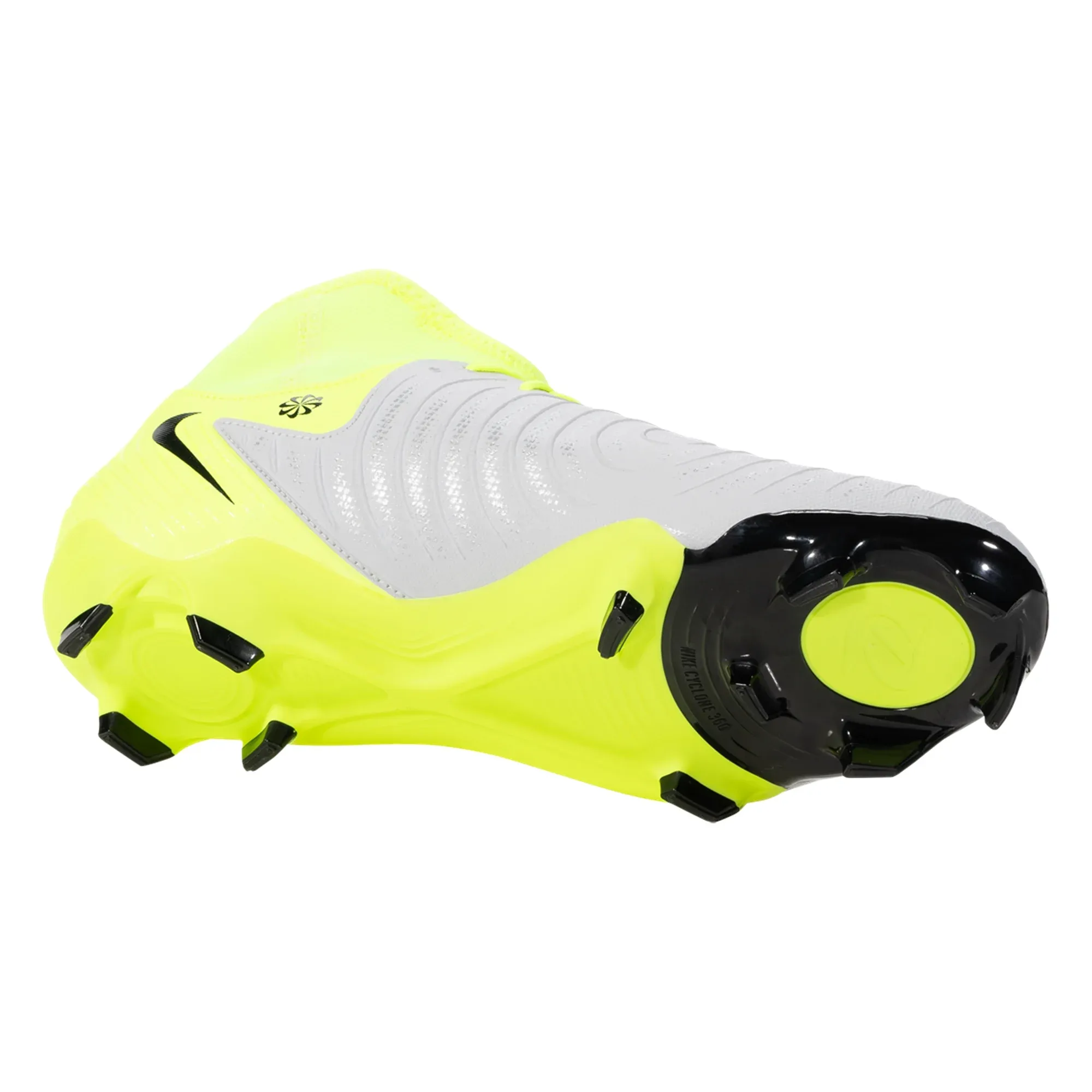Nike Phantom Luna II Academy FG/MG Soccer Cleats (Metallic Silver/Black-Volt) Team Captain Field Sport