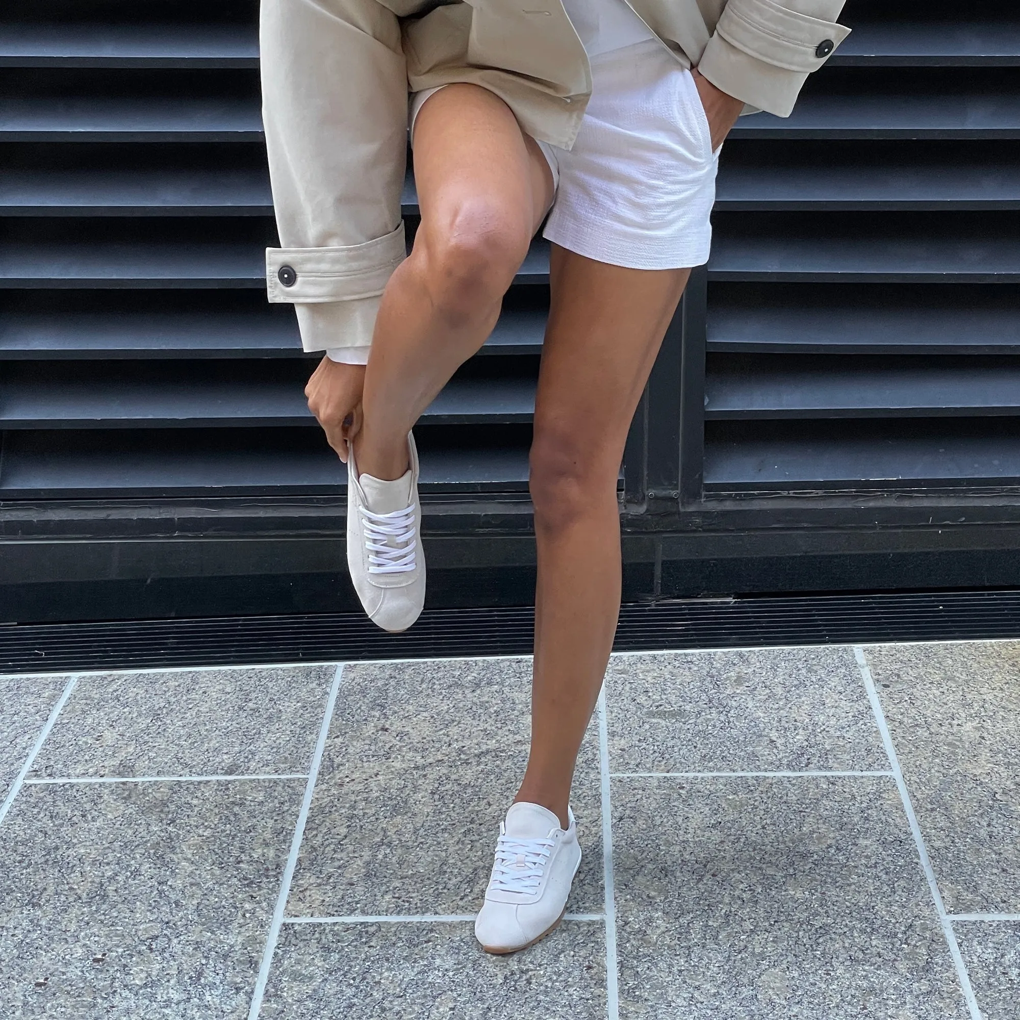 SERINA SNEAKERS IVORY SUEDE Fashion Accent