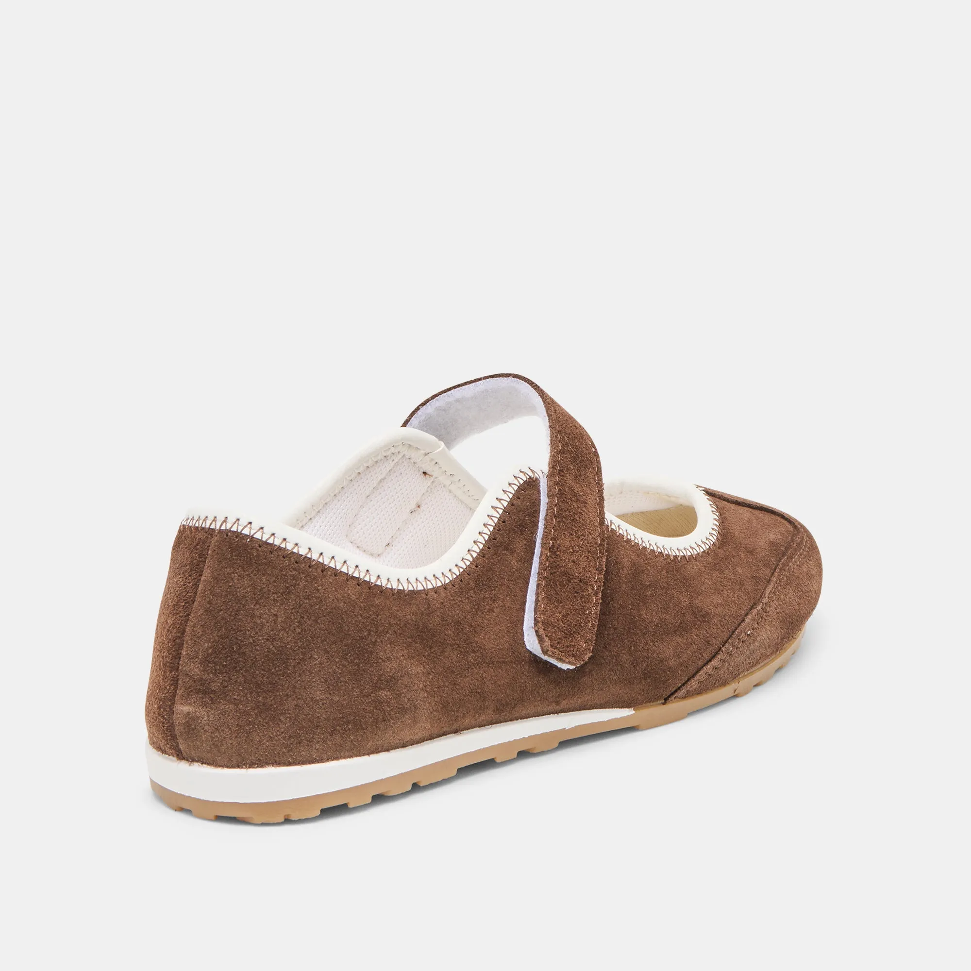 Walk Smooth Foot Style SOFYA SNEAKERS DK BROWN SUEDE
