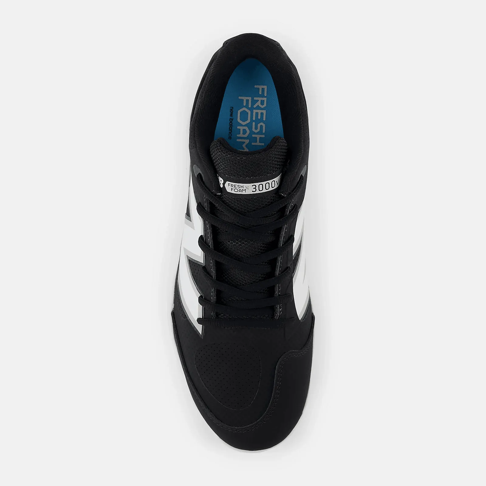 Stylish Stripes New Balance Men's Fresh Foam X 3000 v7 Synthetic Metal Baseball Cleats - Black - L3000SK7