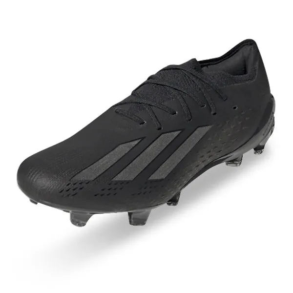 adidas X Speedportal.1 Firm Ground Soccer Cleats (Core Black) Upper Fit