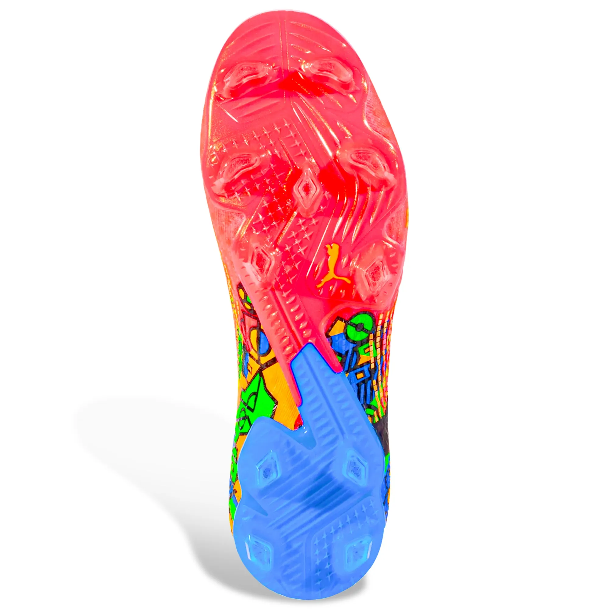 Precision Grip Speed Touch Puma Future 7 Ultimate Neymar Jr. FG/AG Soccer Cleats (Sunset Glow/Puma Black)