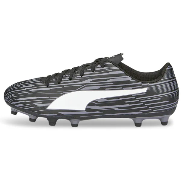 Surface grip Stride Boost Puma Rapido III FG/AG Soccer Cleats (Puma Black/Castlerock)