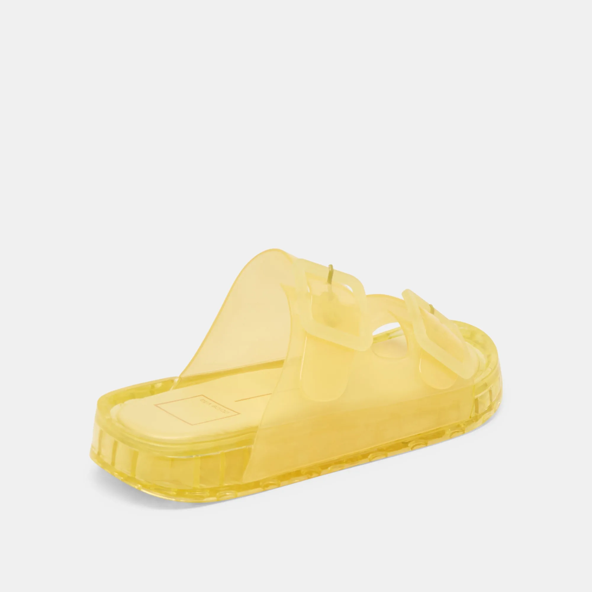JULIO SANDALS LEMON VINYL Smart Look Car Ride