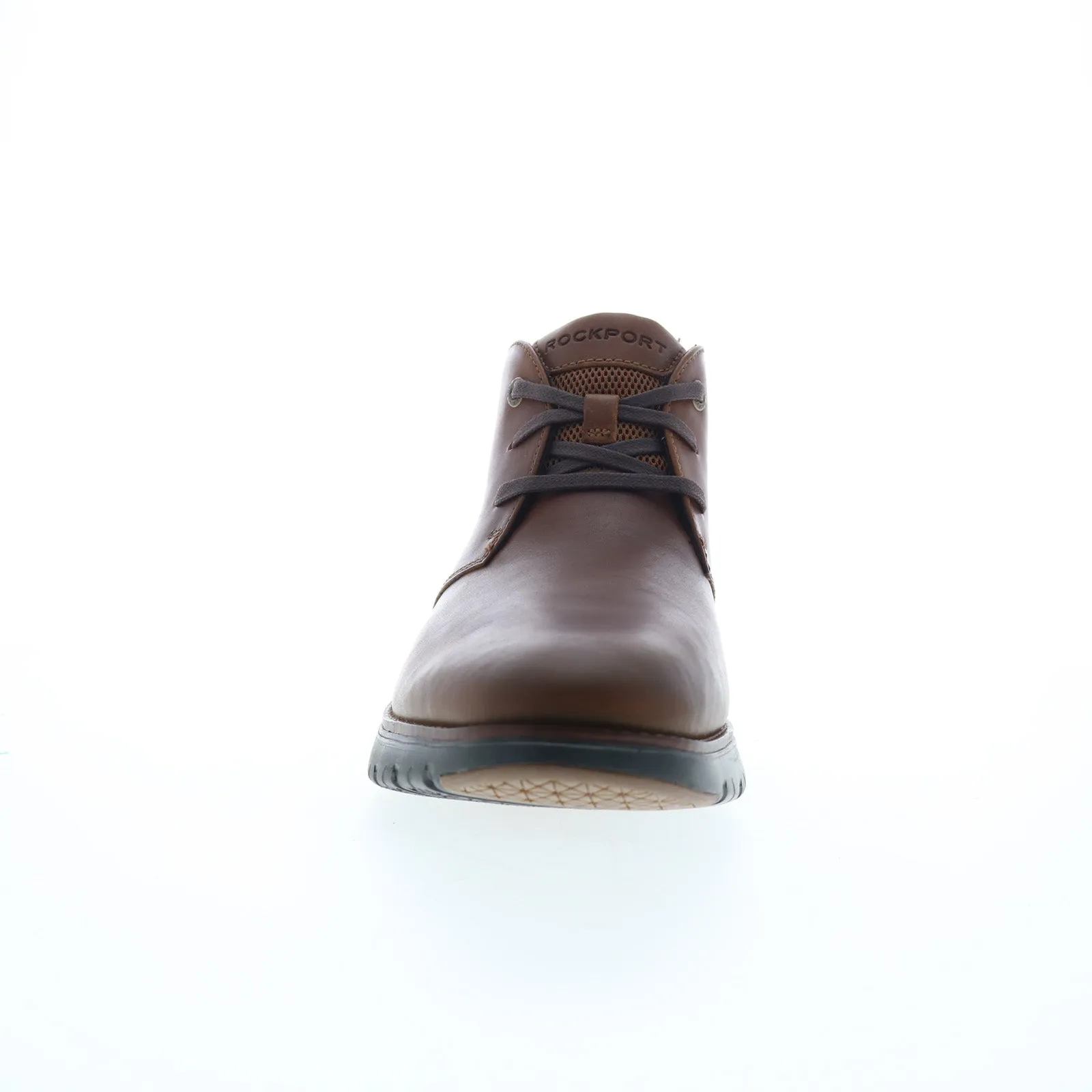 Snow Explorer Rockport Total Motion Sport Plain Toe Chukka Mens Brown Wide Chukkas Boots