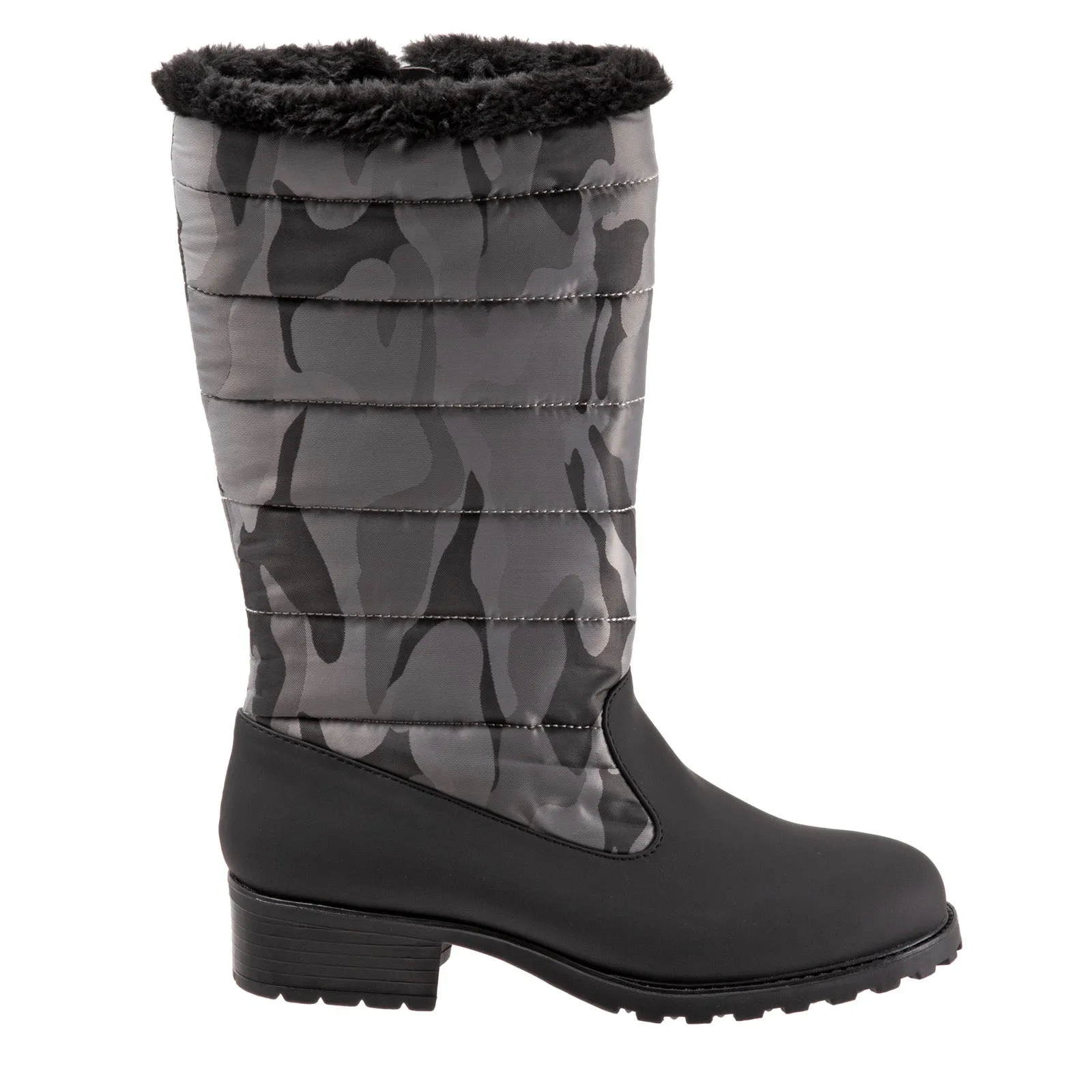 natural materials Minimal Weight Trotters Benji High T1951-924 Womens Black Narrow Casual Dress Boots