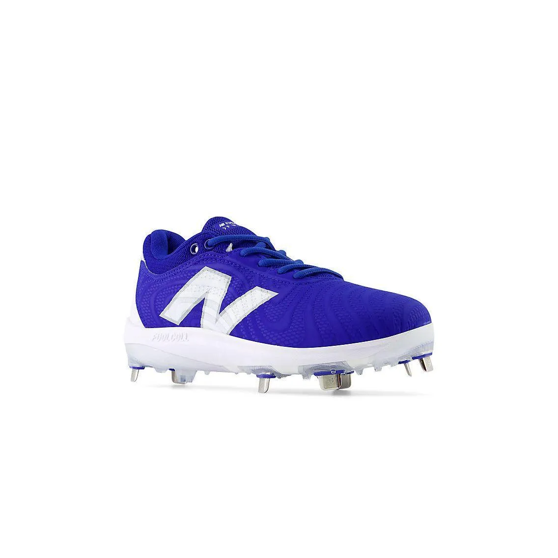 New Balance Women's FuelCell FUSE v4 Metal Fastpitch Softball Cleats - Team Royal / Optic White - SMFUSEB4 Elevated Design