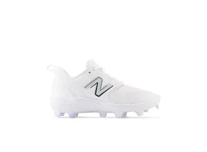 Easy Step Sustainable Design New Balance Men's Fresh Foam 3000 V6 Molded Baseball Cleats - White - PL3000W6