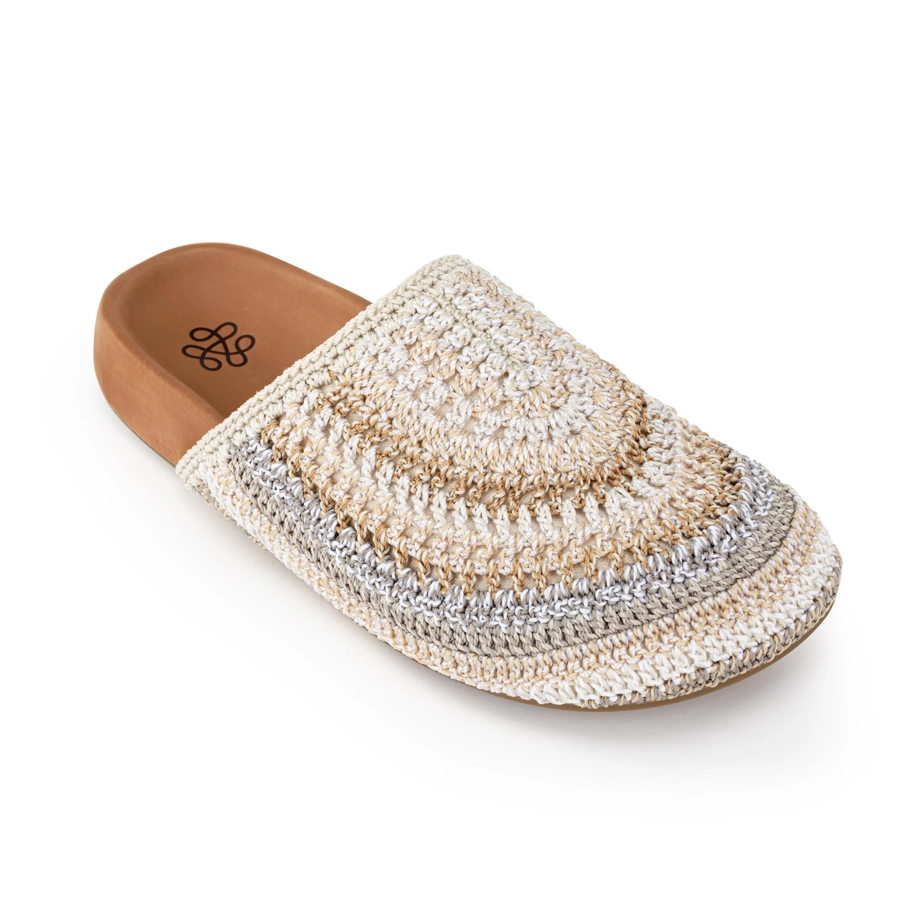 Bolinas Clog - Hand Crochet - Sand Stripe Vintage Mood Workout