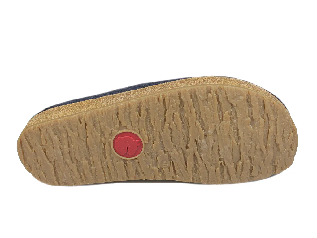 Haflinger Clogs Grizzly Franzl Navy Gloss Mood