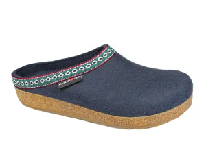 Love Path Haflinger Clogs Grizzly Franzl Navy