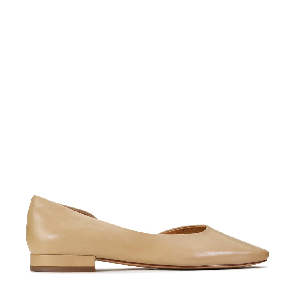 men - specific features ROCHEL LEATHER BALLET FLATS