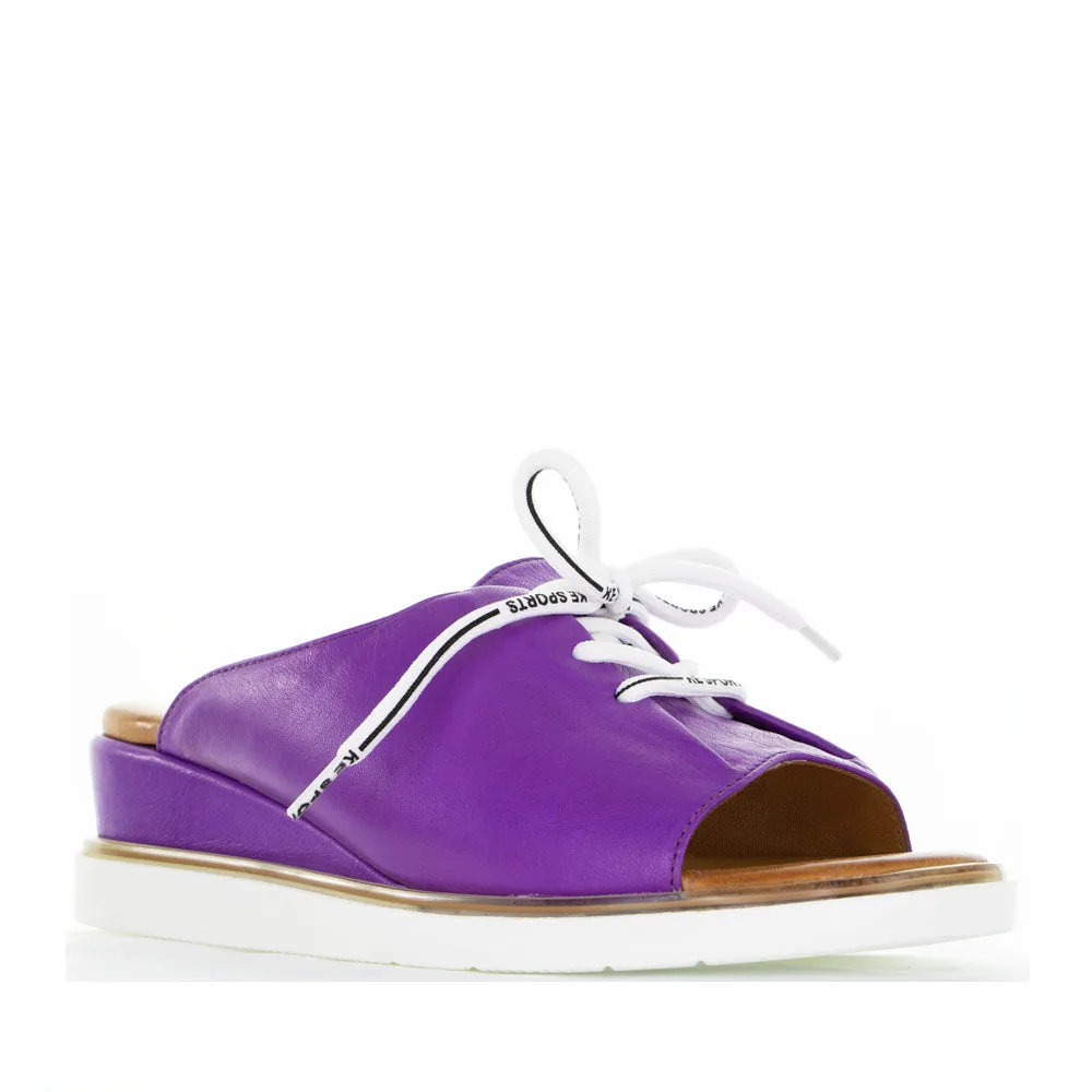 Structured chic pumps LE SANSA TINNY PURPLE