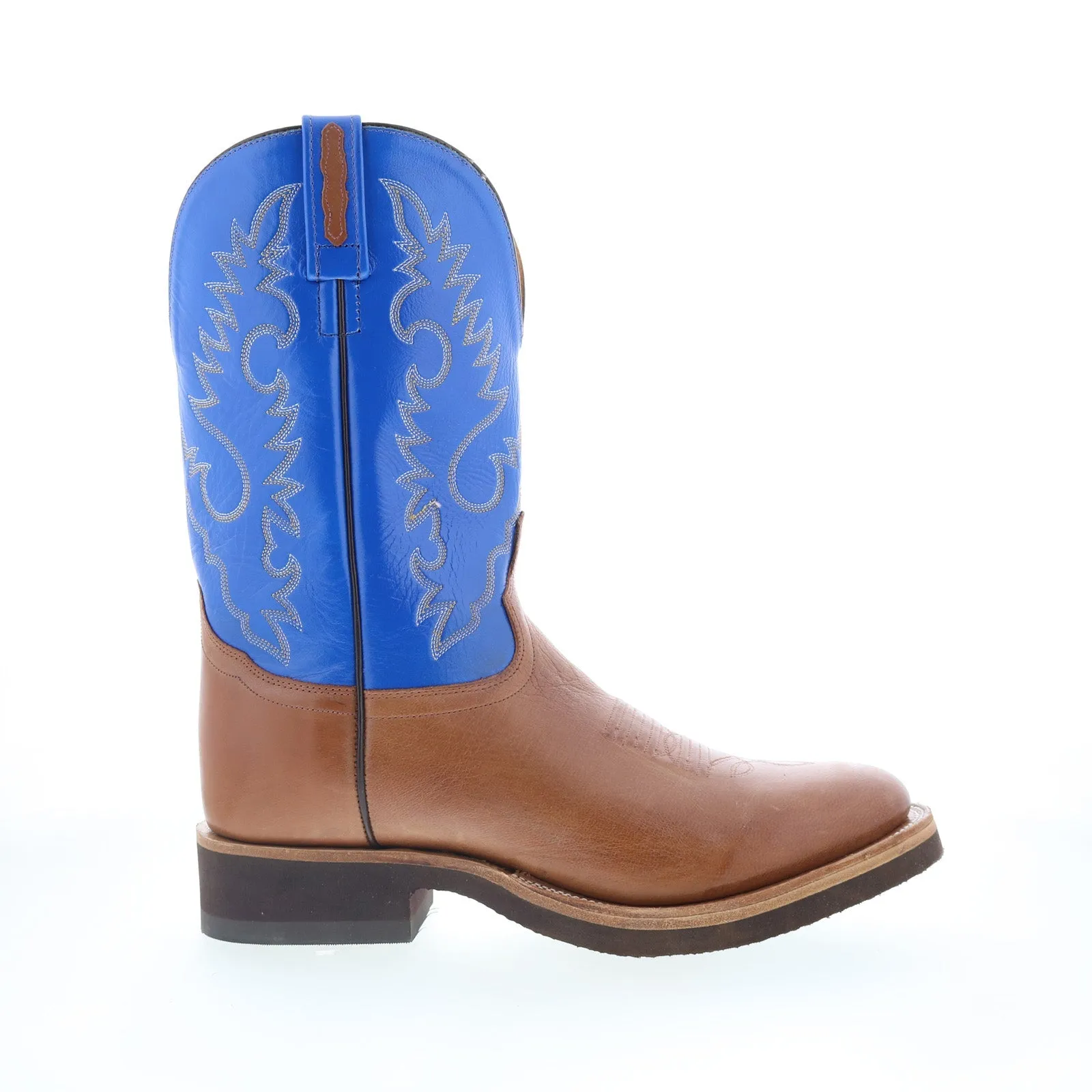 urban commuting Neutral Colors Jama Old West 1638M Mens Brown Wide Leather Cowboy Western Boots
