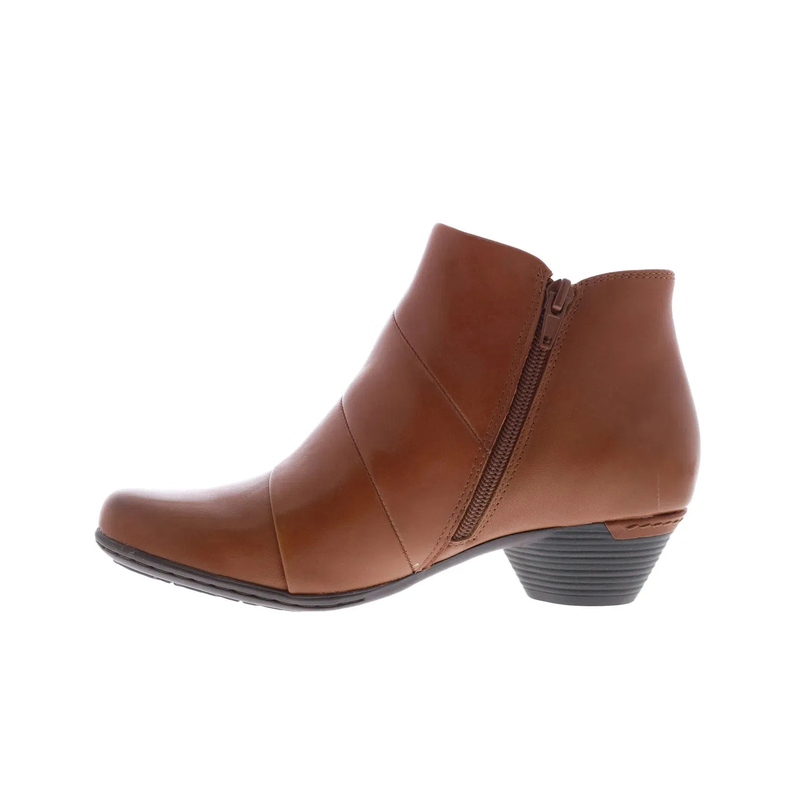 Side Zip Cobb Hill Laurel New Bootie CJ3159 Womens Brown Ankle & Booties Boots