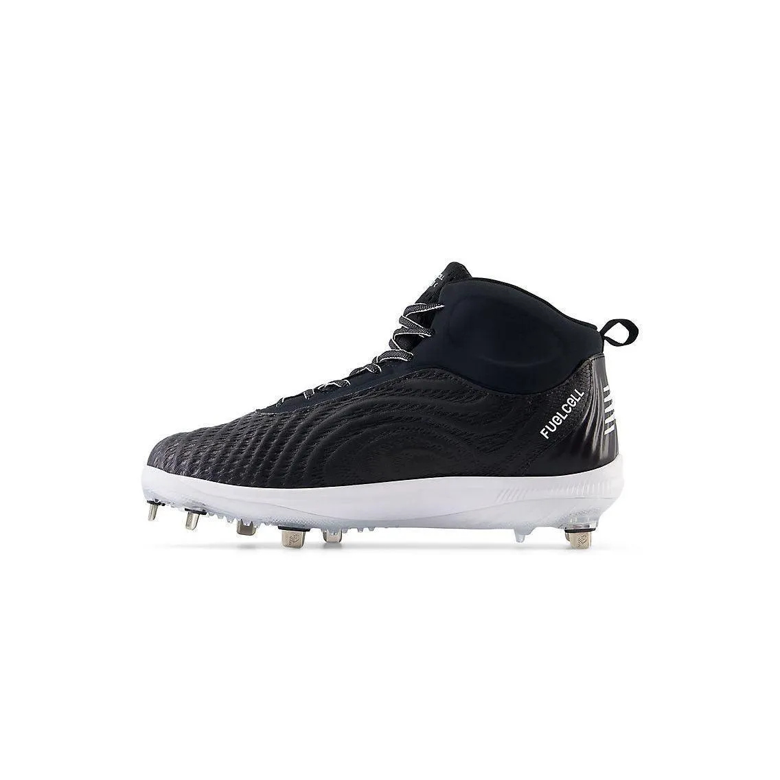 New Balance Men's FuelCell 4040 V7 Mid-Metal Baseball Cleats - Black / Optic White - M4040BK7 Casual traction