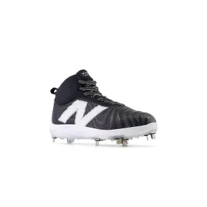 New Balance Men's FuelCell 4040 V7 Mid-Metal Baseball Cleats - Black / Optic White - M4040BK7 Bold Style