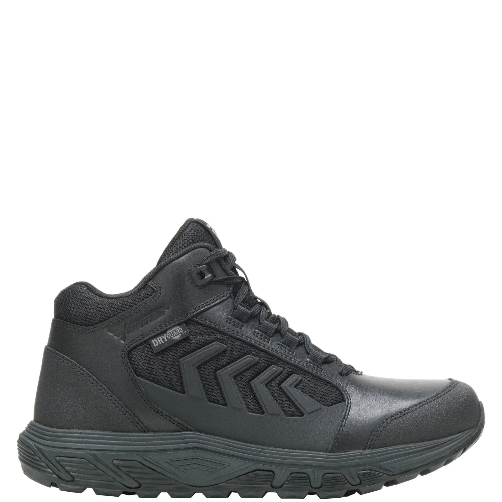 Bates Rush Shield Mid Dryguard E01144 Womens Black Leather Tactical Boots Easy To Clean