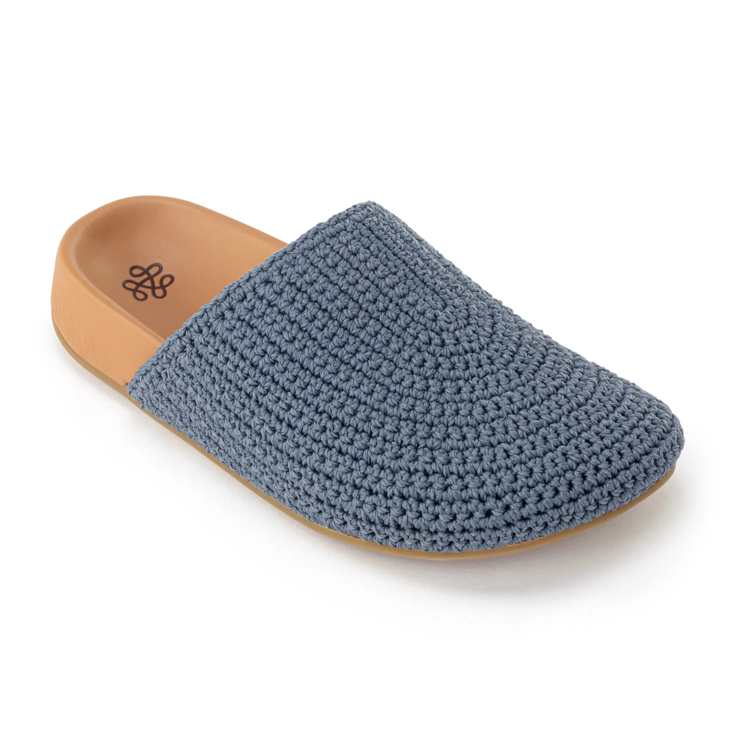 Bolinas Clog - Kids - Hand Crochet - Maritime Durable outsole